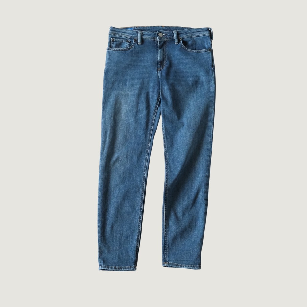 Acne Studios Bla Konst Climb Mid Blue Skinny Jeans 30 32 Made in Italy Designer